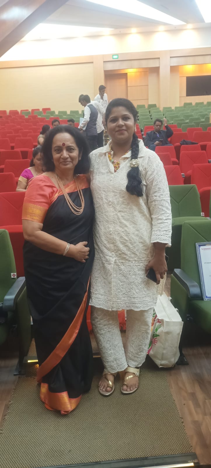 Simran Bagwan at an SSPU entrepreneurship networking event as part of the Launchpad 30 Programme at Symbiosis Skills and Professional University, Pune, 2024